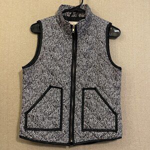 Si Style Vest Women's Small Black Quilted Zipper Pockets